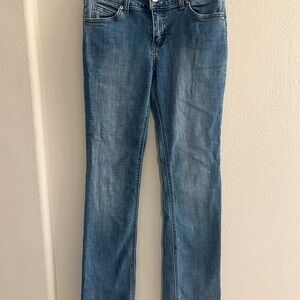 Wrangler Robin Boot‎ Cut Jeans Juniors 3x34 Blue Denim